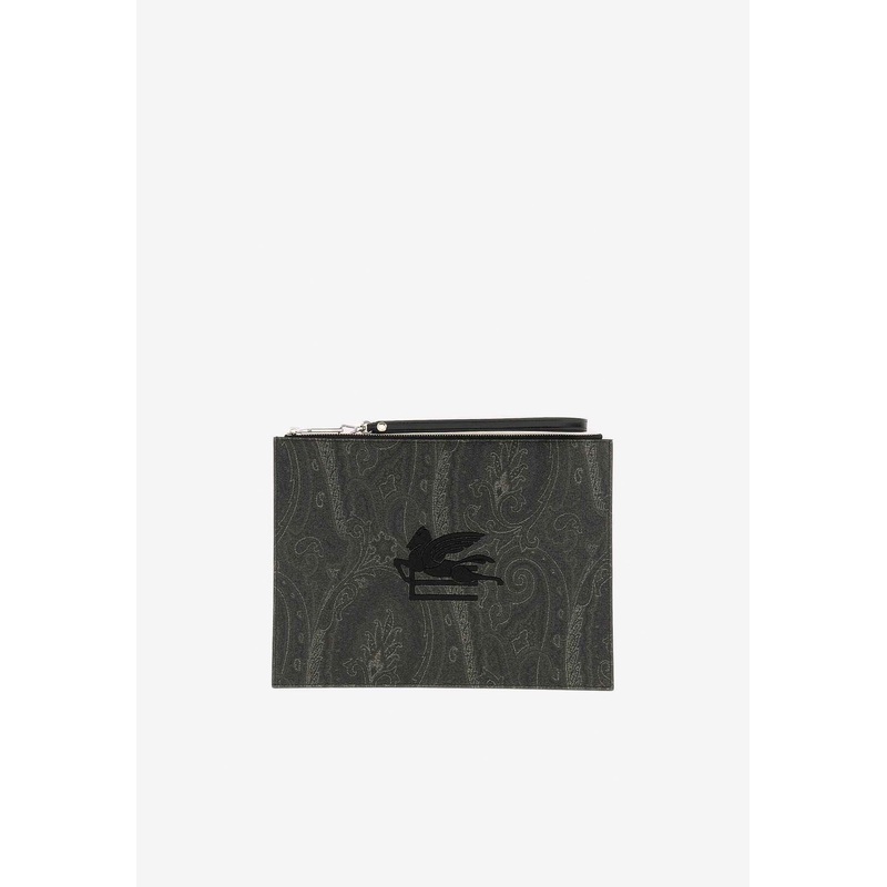 Paisley Logo Pouch