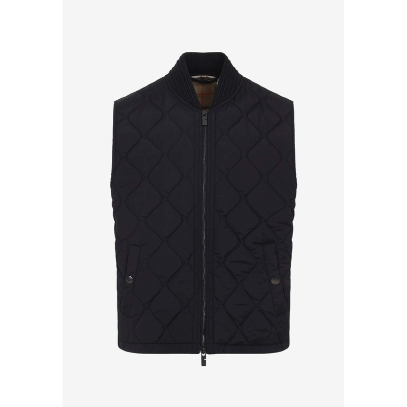 Quilted Zip-Up Vest