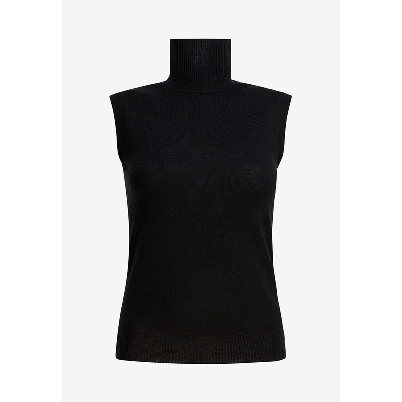 Vertigo High-Neck Sleeveless Top
