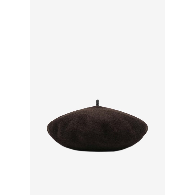 Wool Embroidered Beret