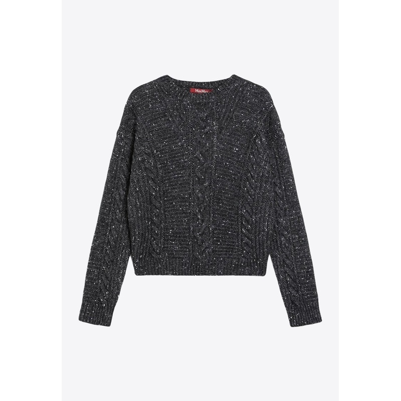 Crasso Knitted Lame Sweater