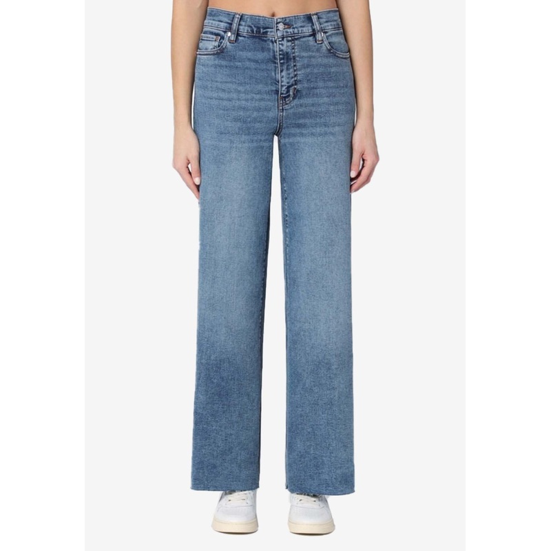 Le Slim Palazzo Wide-Leg Jeans