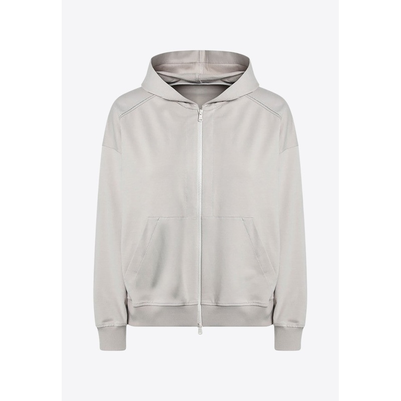 Monili Zip-Up Hooded Sweatshirt