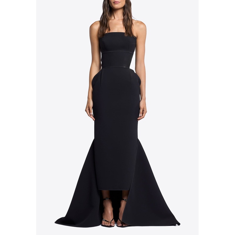 Residence Strapless Sculptured Gown