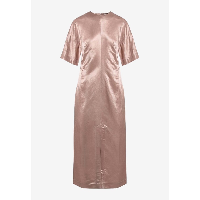 Silk-Blend Maxi Dress