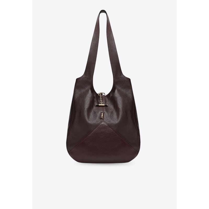 Small Balloon Smooth Leather Shoulder Bag