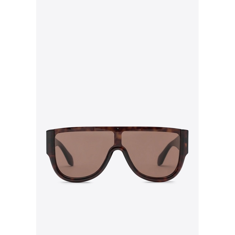 Square Mask Logo Sunglasses