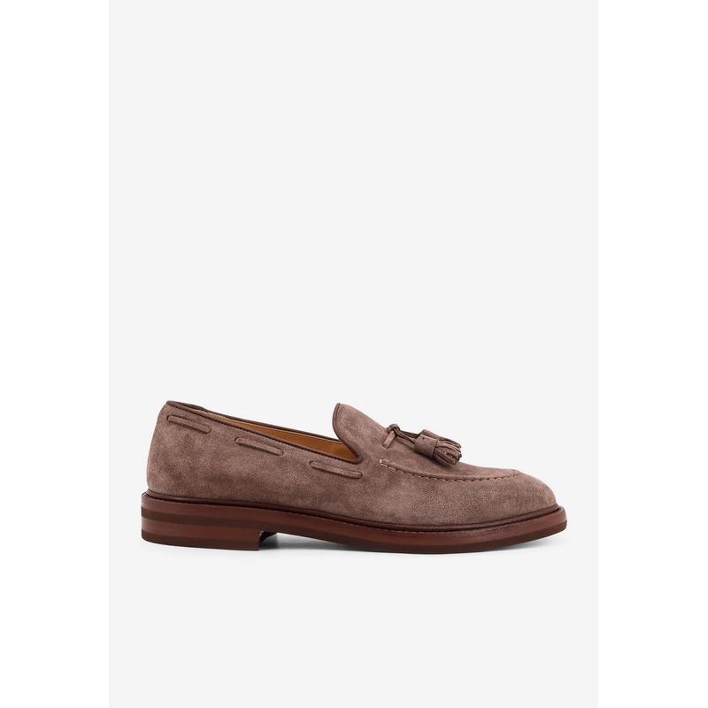 Tassel Suede Loafers