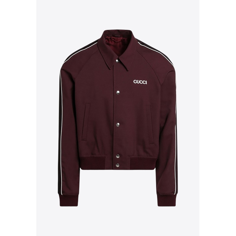 Wool-Blend Bomber Jacket