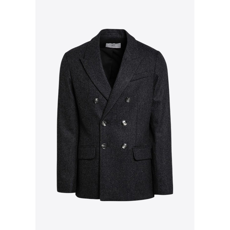 Wool Double-Breasted Jacket