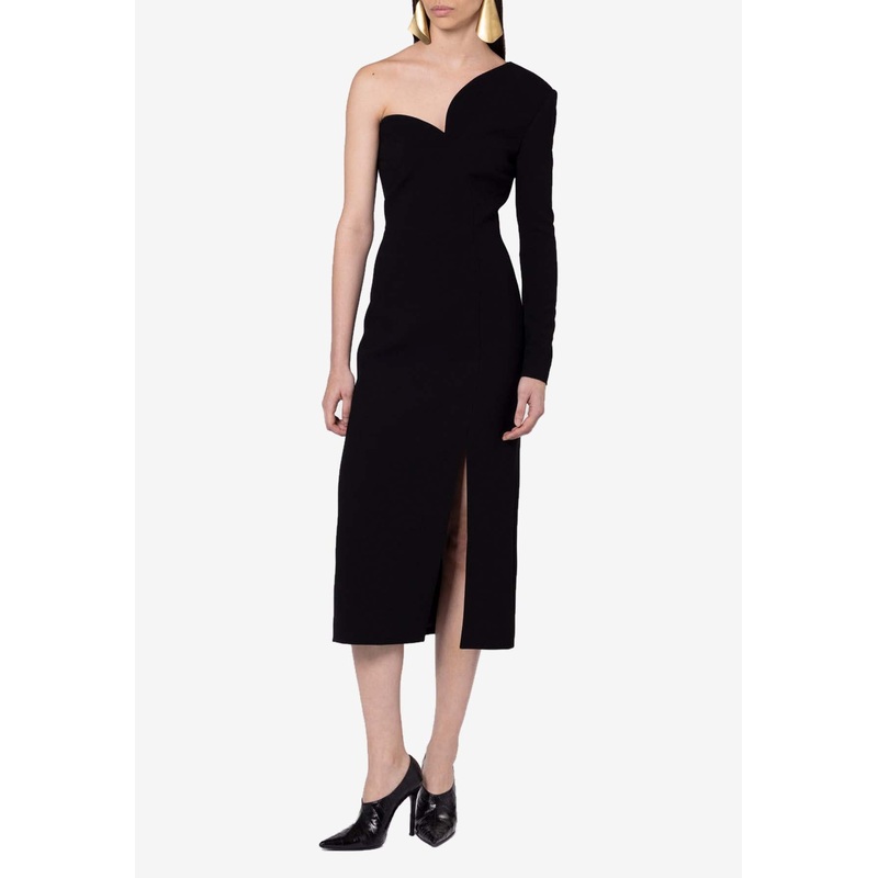 Zahrah One-Shoulder Midi Dress