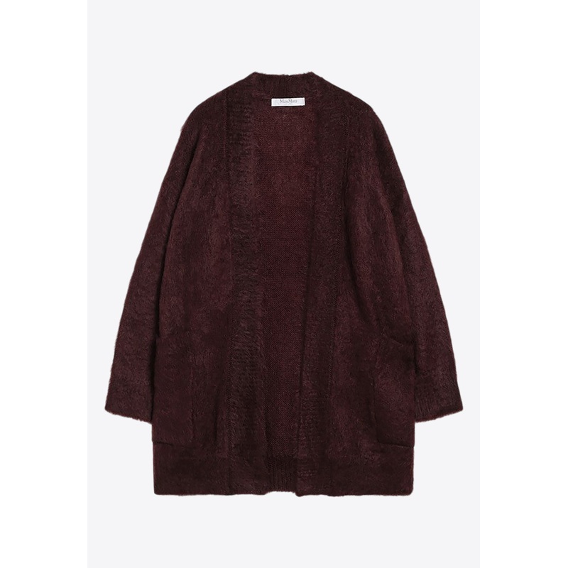 Affetto Shaved Mohair Cardigan