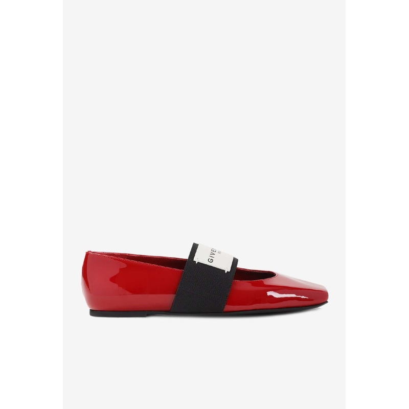 Calf Leather Ballerina Flats
