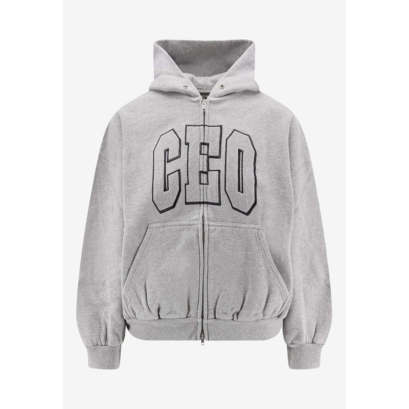 CEO Print Zip-Up Hoodie