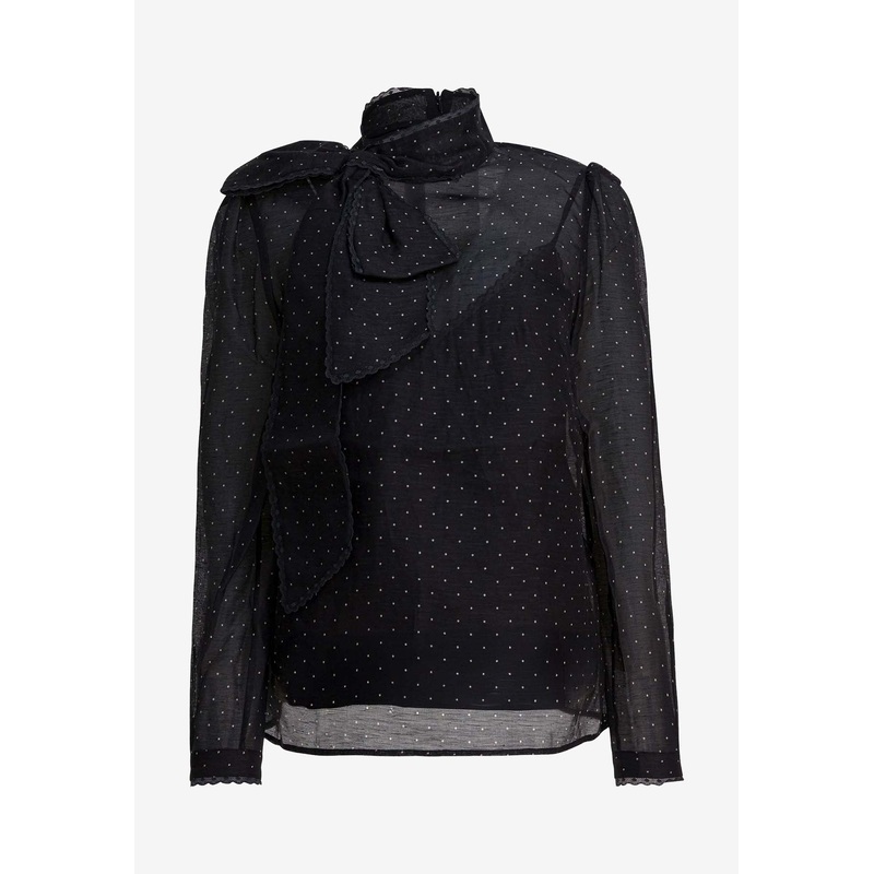 Dream Polka Dots Lavallire Blouse