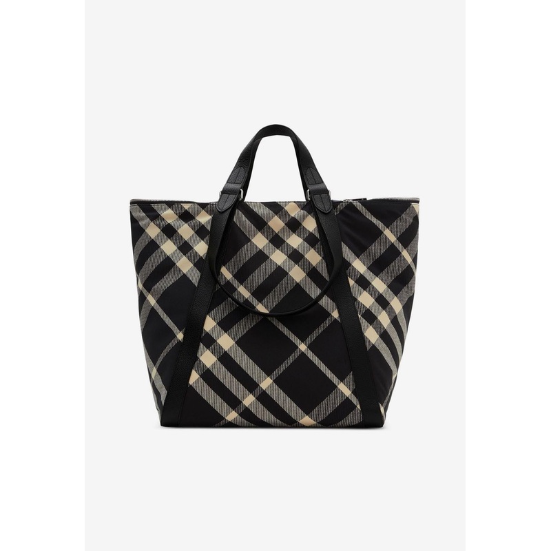 Festival Checked Tote Bag