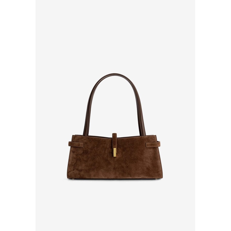 Isla Suede Wide Shoulder Bag