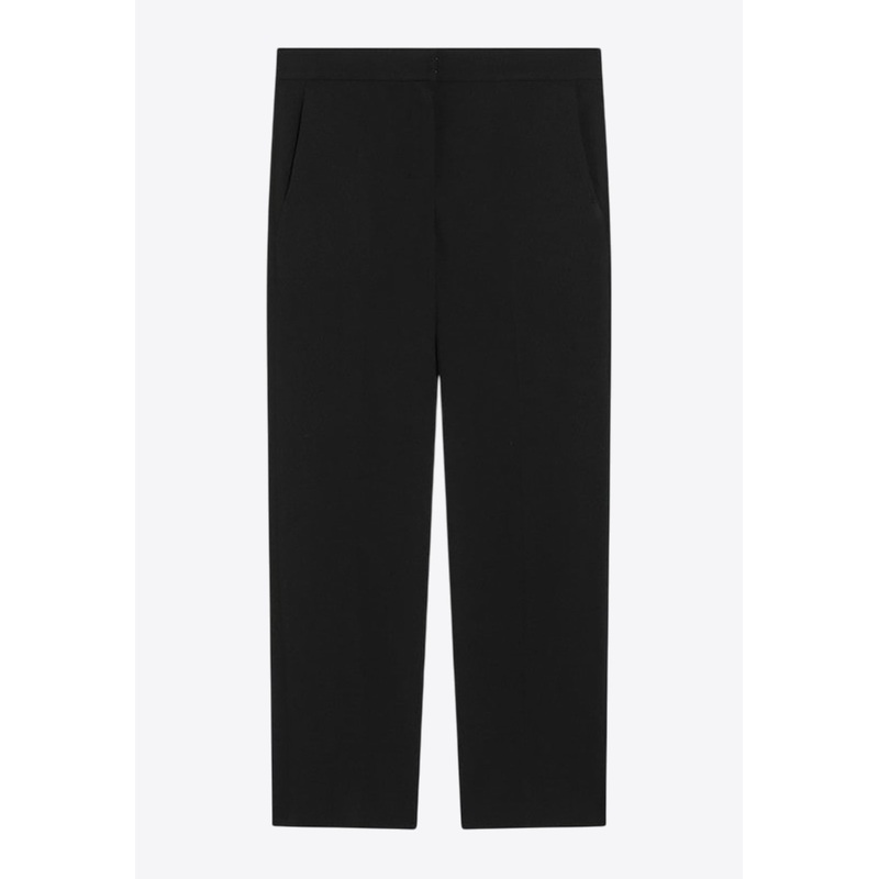 Malika Wool-Blend Tailored Pants