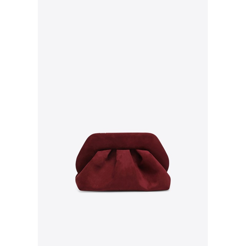 Tia Faux Suede Clutch
