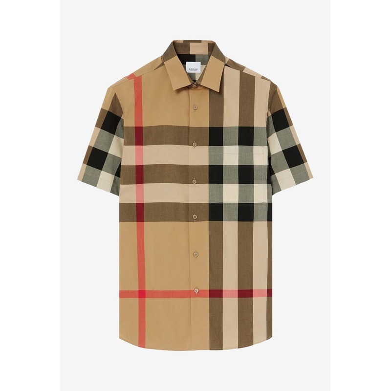 Vintage Check Short-Sleeved Shirt