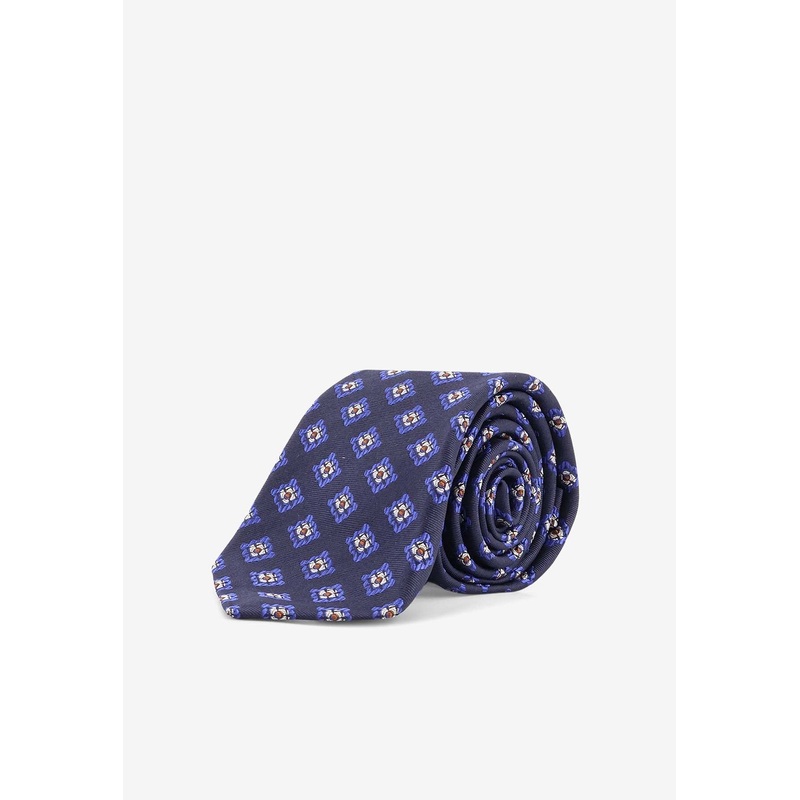 All-Over Pattern Wool Tie