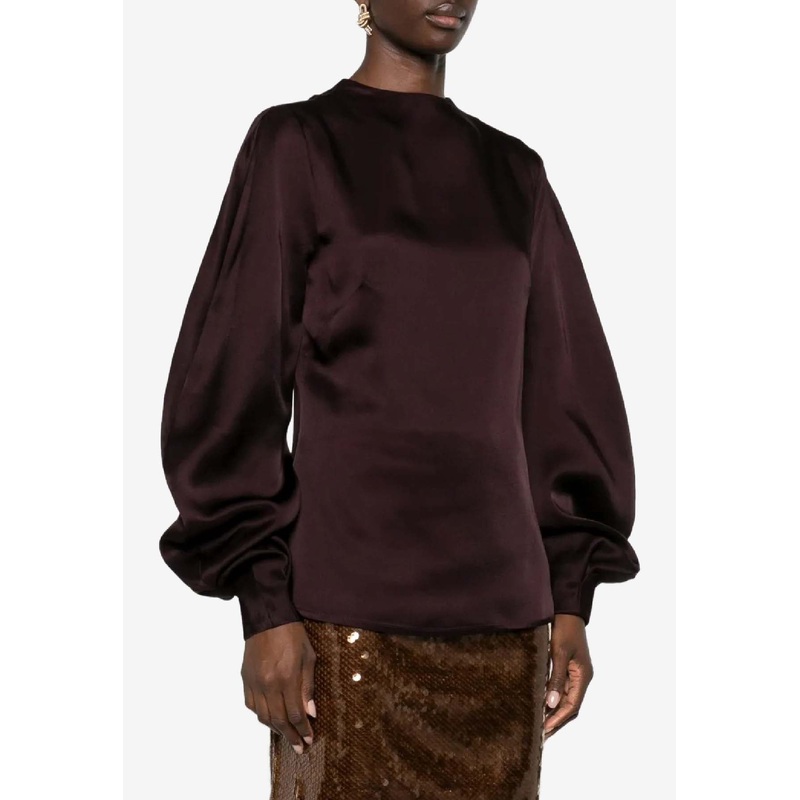 Aura Balloon-Sleeved Blouse