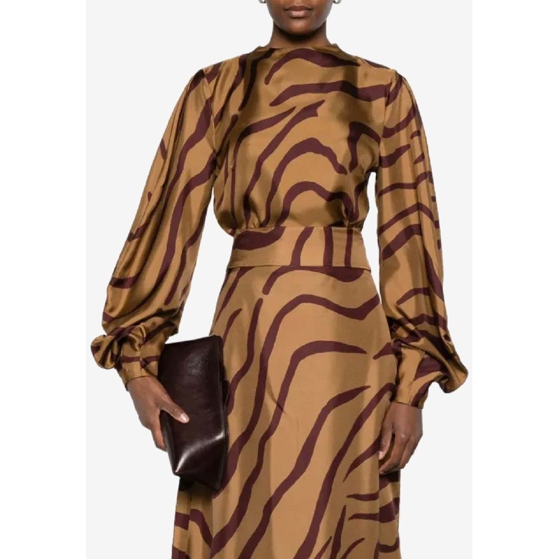 Aura Zebra Print Blouse