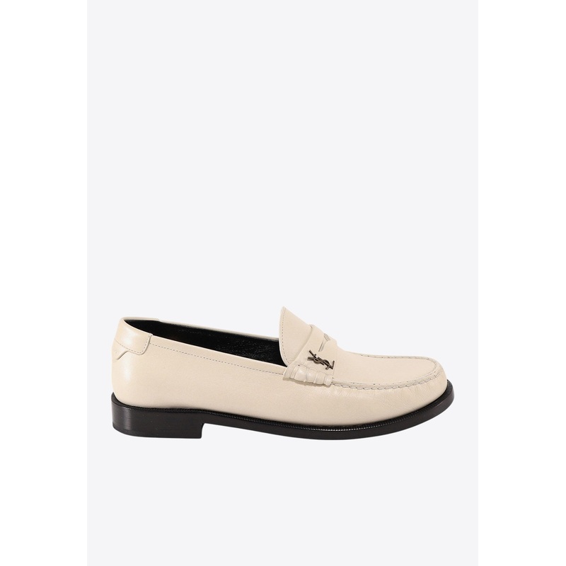 Cassandre Plaque Penny Loafers