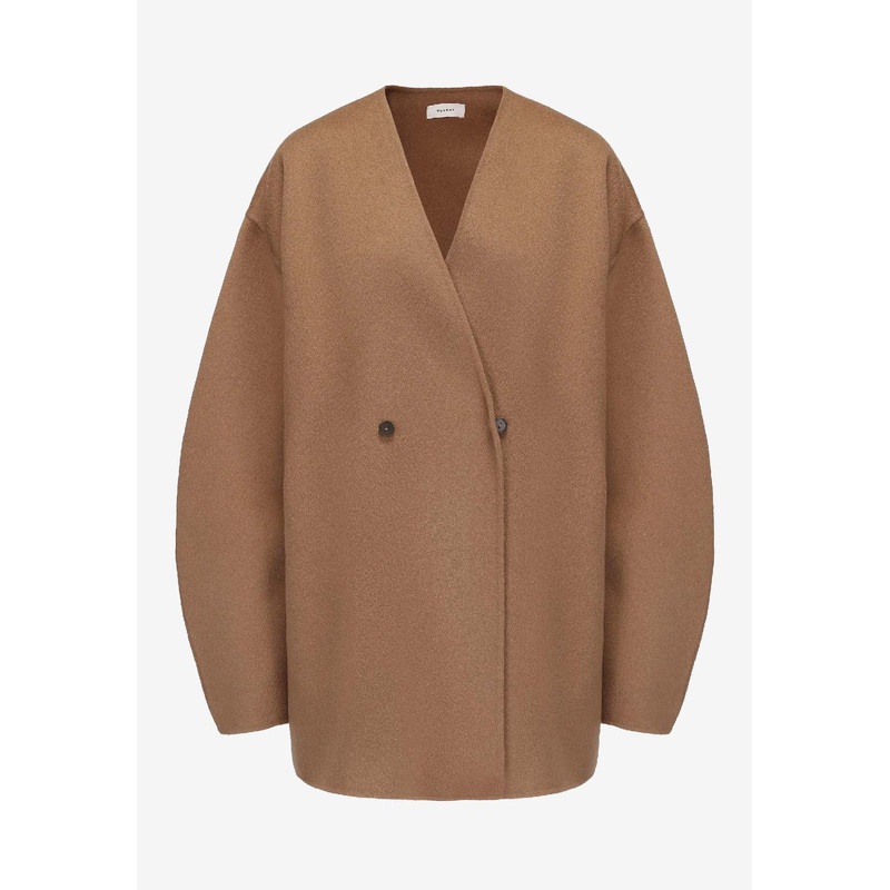 Cocoon Oversized Wool Coat