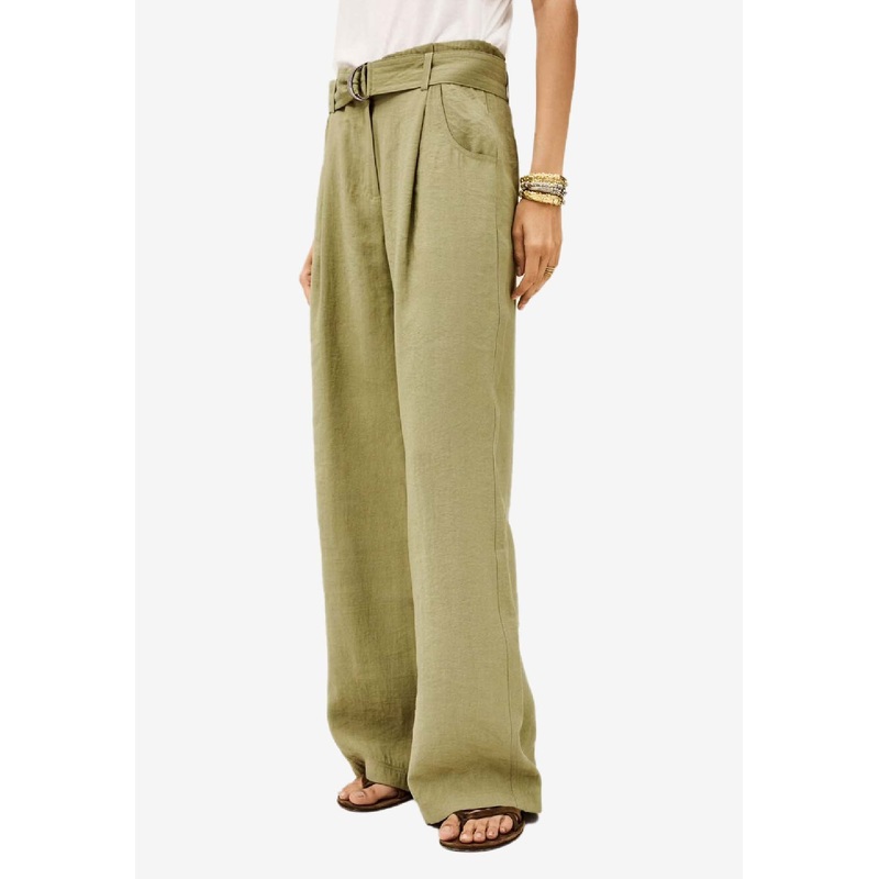 Dola Belted Flowy Pants