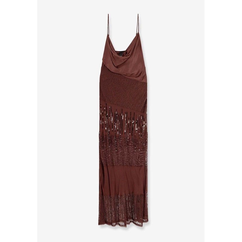Ibis Sequin-Embellished Maxi Dress