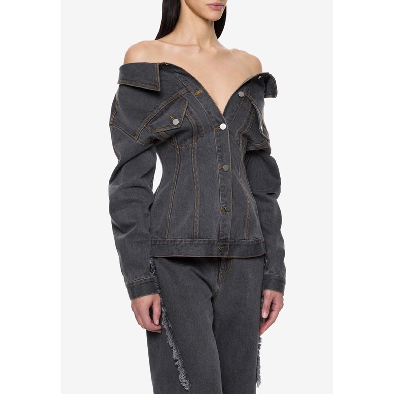 Jemimah Denim Fitted Jacket