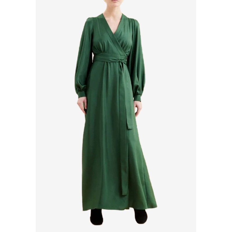 New Aurora Maxi Wrap Dress