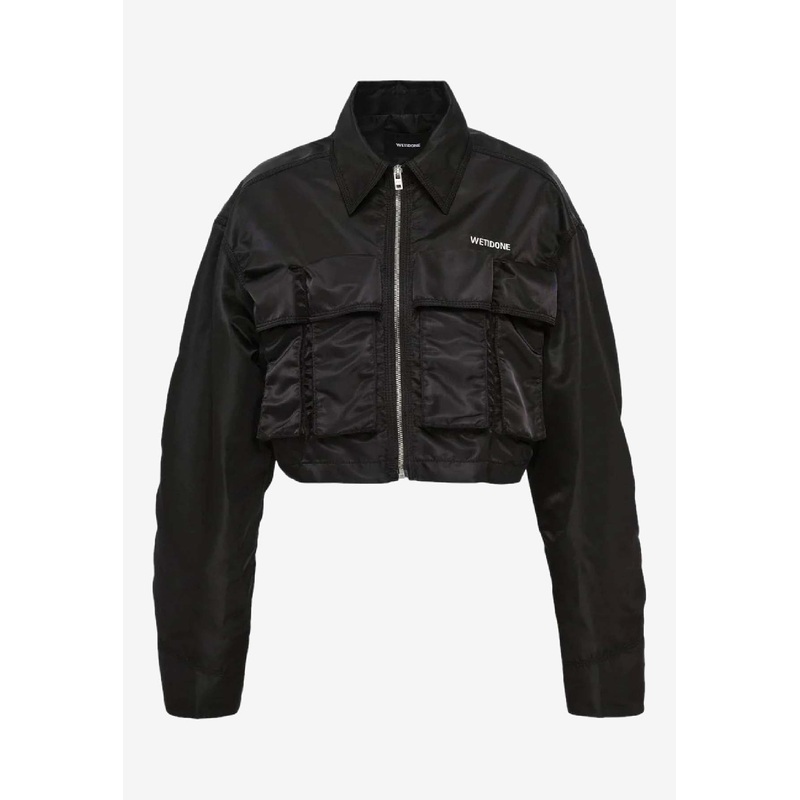 Nylon Cropped Jacket