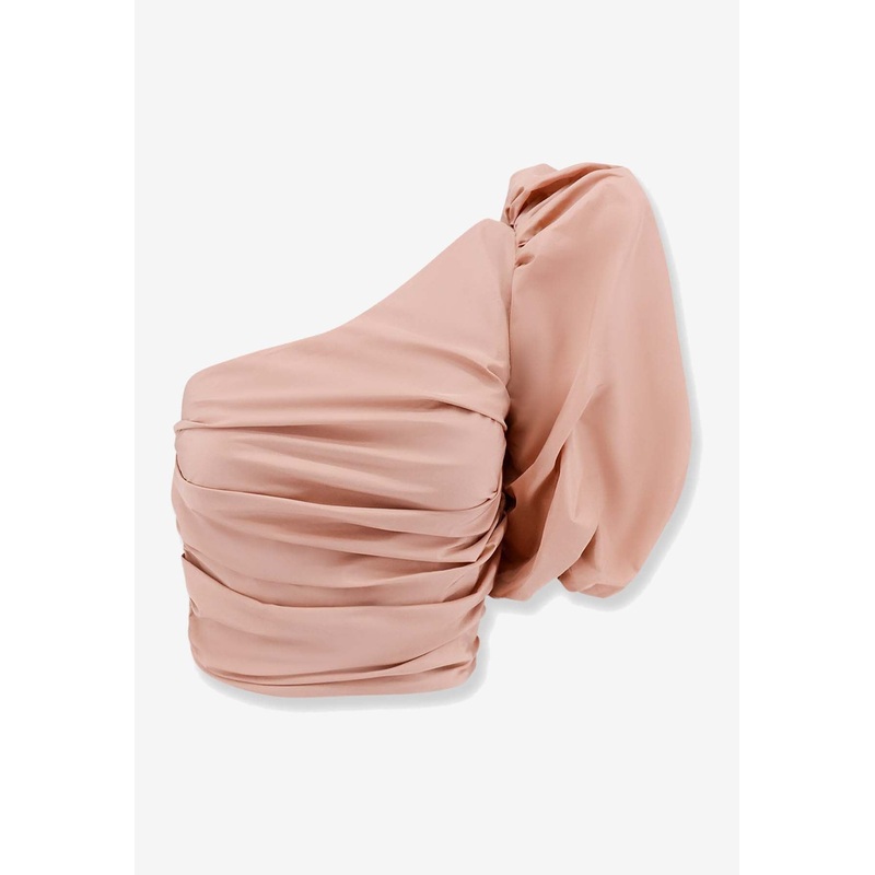 One-Shoulder Ruched Top