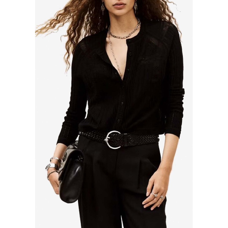 Puria Wool-Blend Cardigan