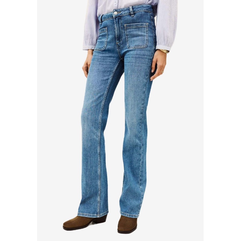 Ross Mid-Rise Flared Jeans