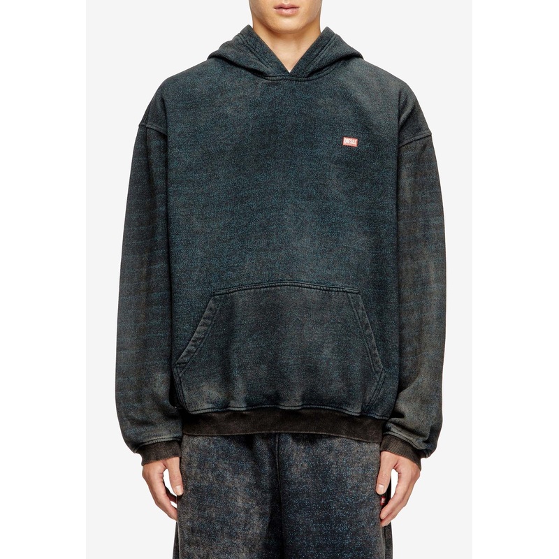 S-Kai Vintage Effect Hooded Sweatshirt