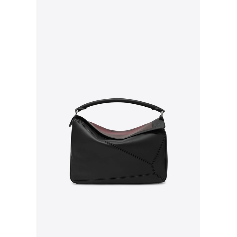 X Albers Large Puzzle Leather Top Handle Bag