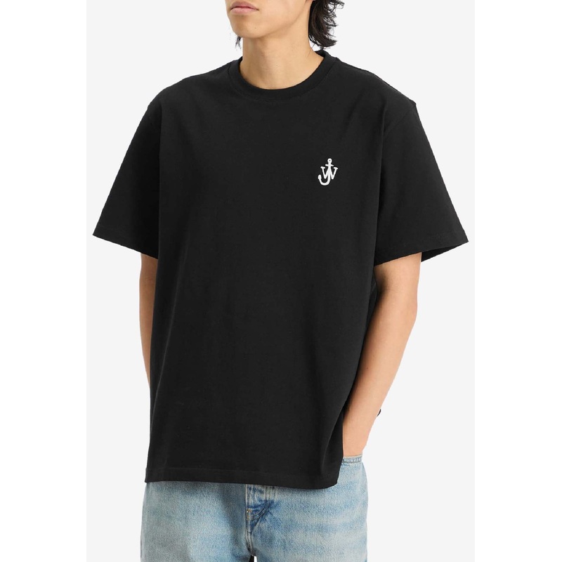 Anchor Embroidered Crewneck T-shirt