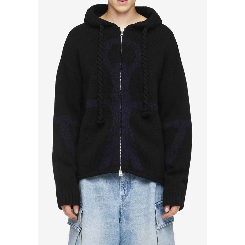 Anchor Zip-Up Hooded Sweatshirts