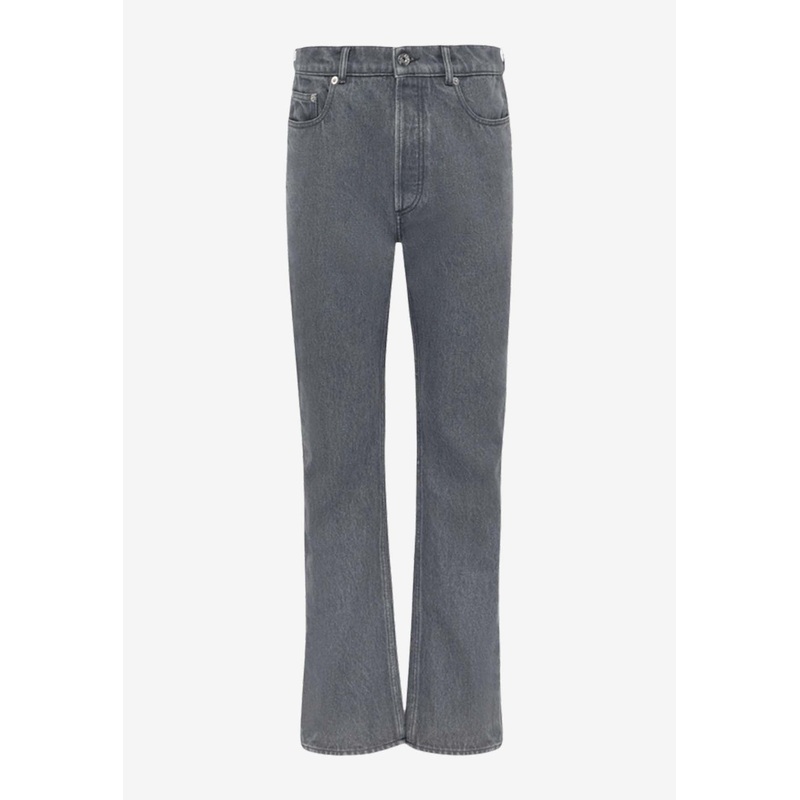 Boot-Cut Faded Jeans