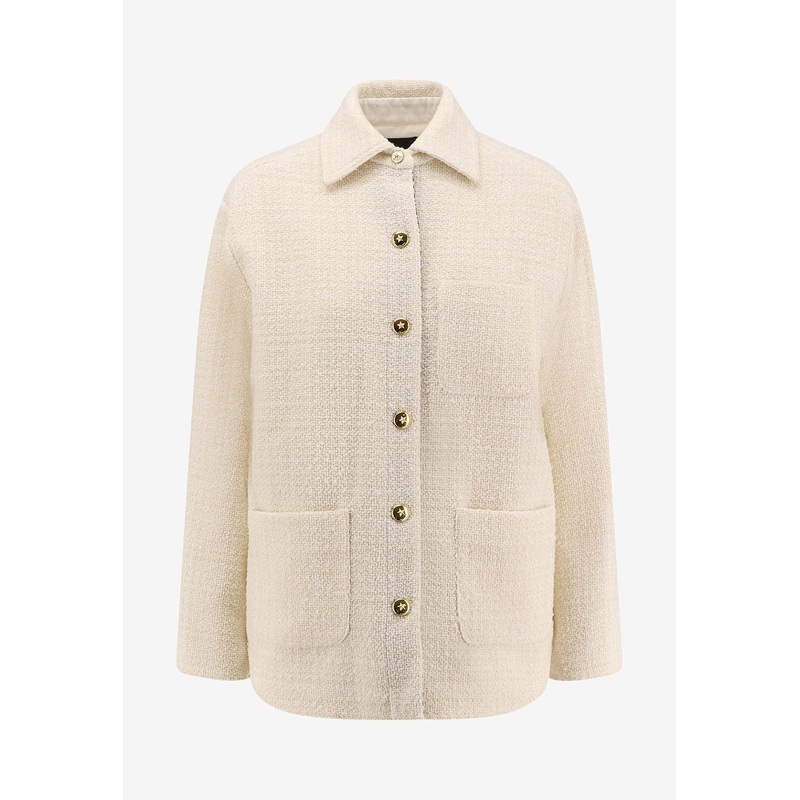 Buttoned Tweed Jacket