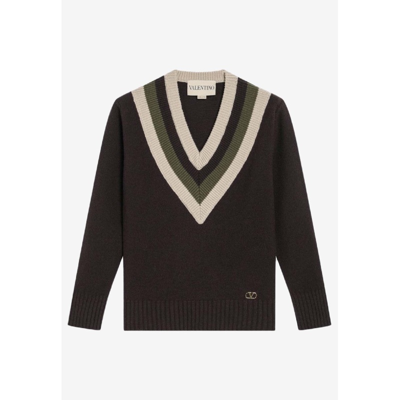 Cashmere and Wool Knitted Sweater