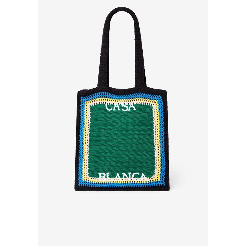 Crochet Knit Tote Bag