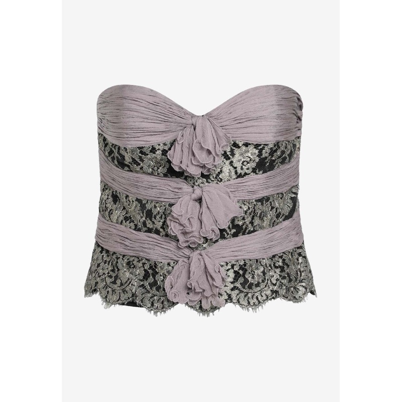 Mauve Chiffon Silk Top