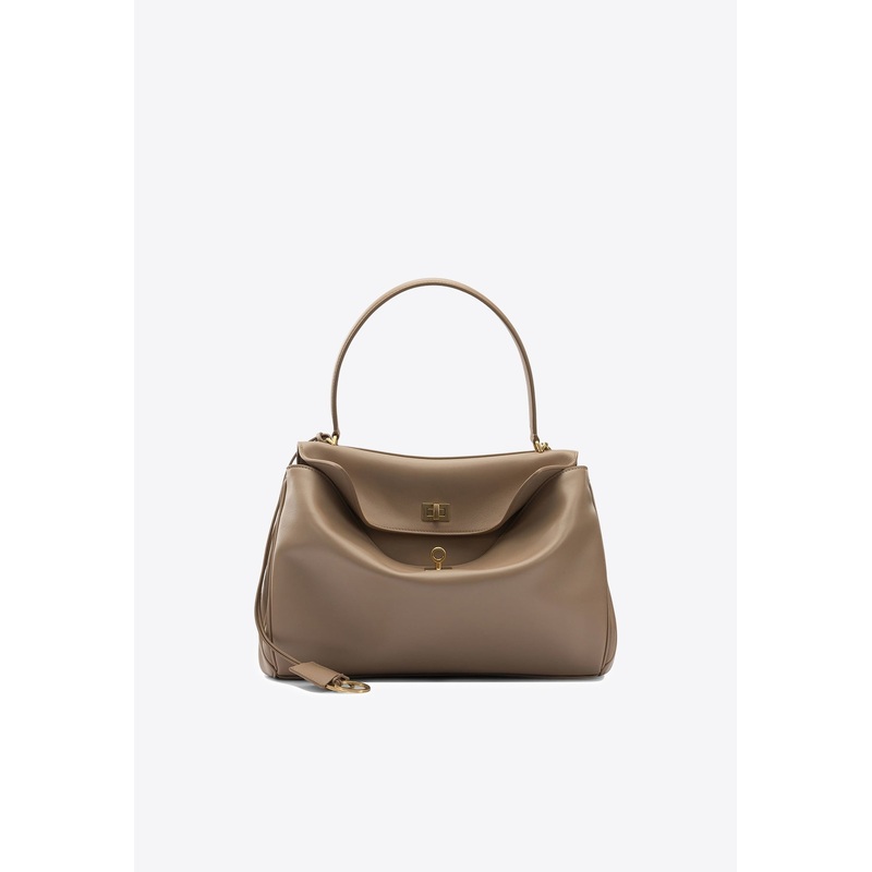 Medium Rodeo Calf Leather Shoulder Bag
