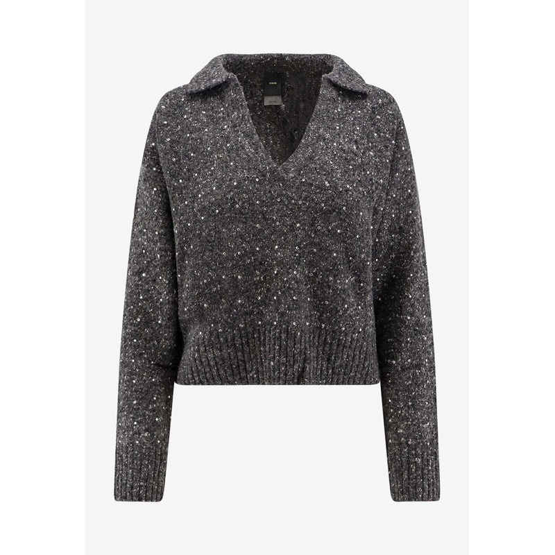 Nibani V-neck Wool-Blend Sweater