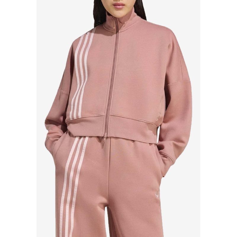 Off Placed 3-Stripes Zip-Up Sweatshirt
