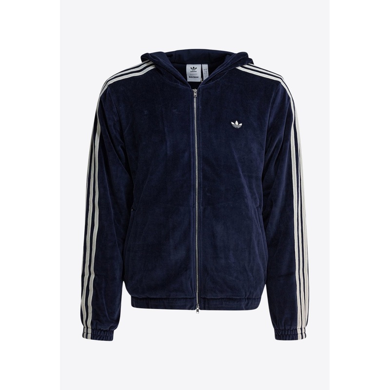 X Wales Bonner Logo Zip-Up Sweatshirt